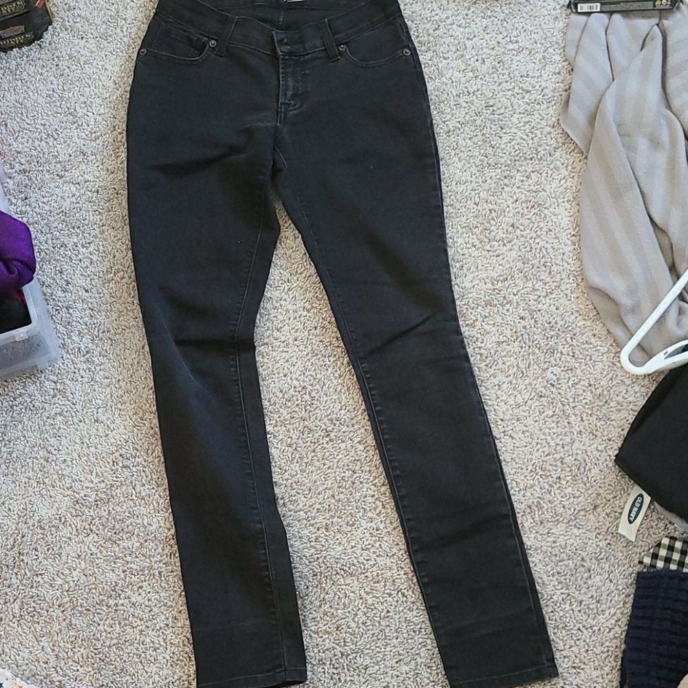 Old navy black jeans regular straight 0